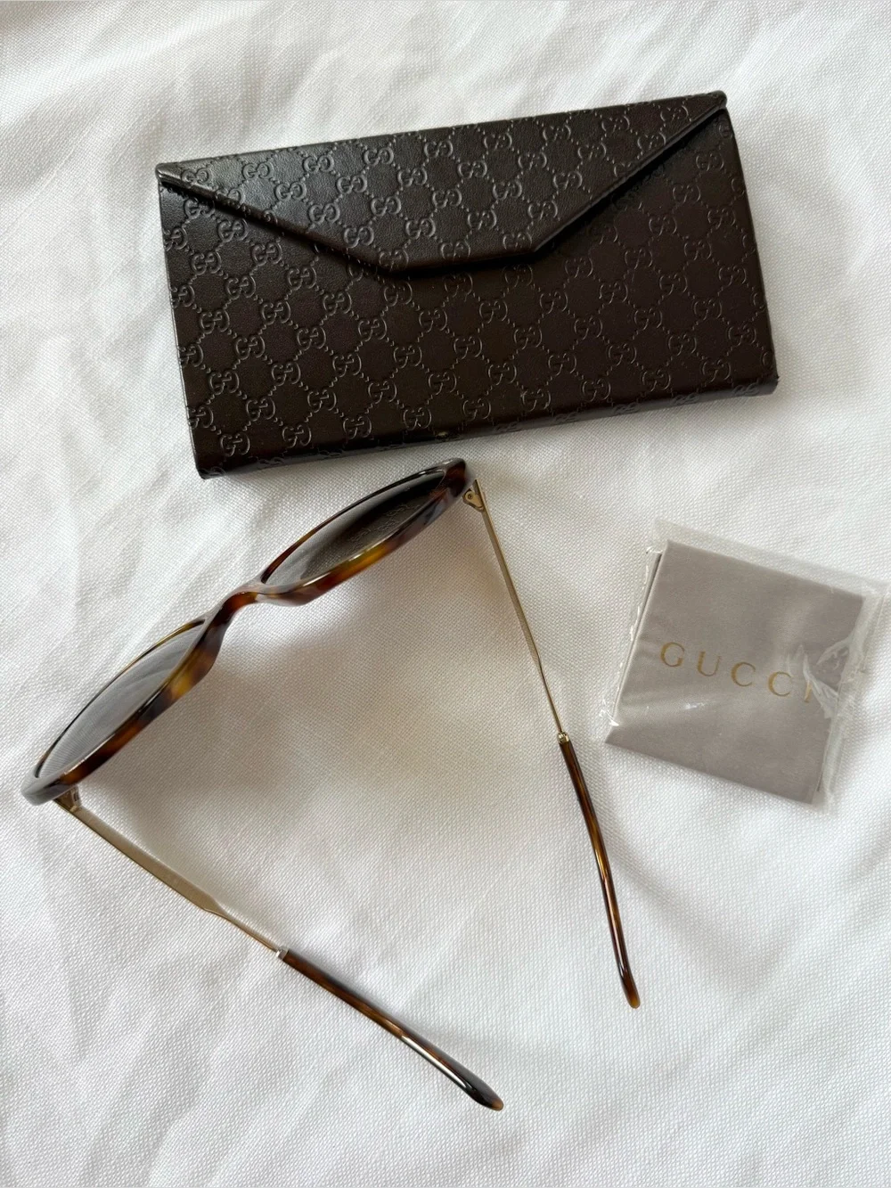 Gucci Tortoise Cat Eye Sunglasses